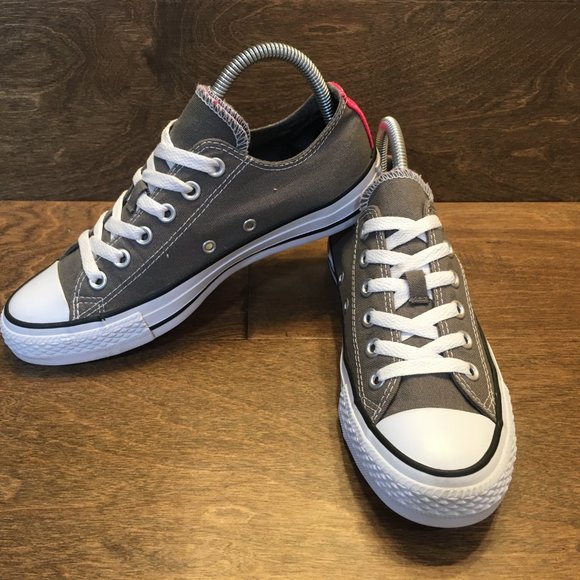 Converse Dual Tongue Gray Canvas Women's 7 Men's 5 - Picture 8 of 12